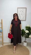 Vestido Boris Marrón