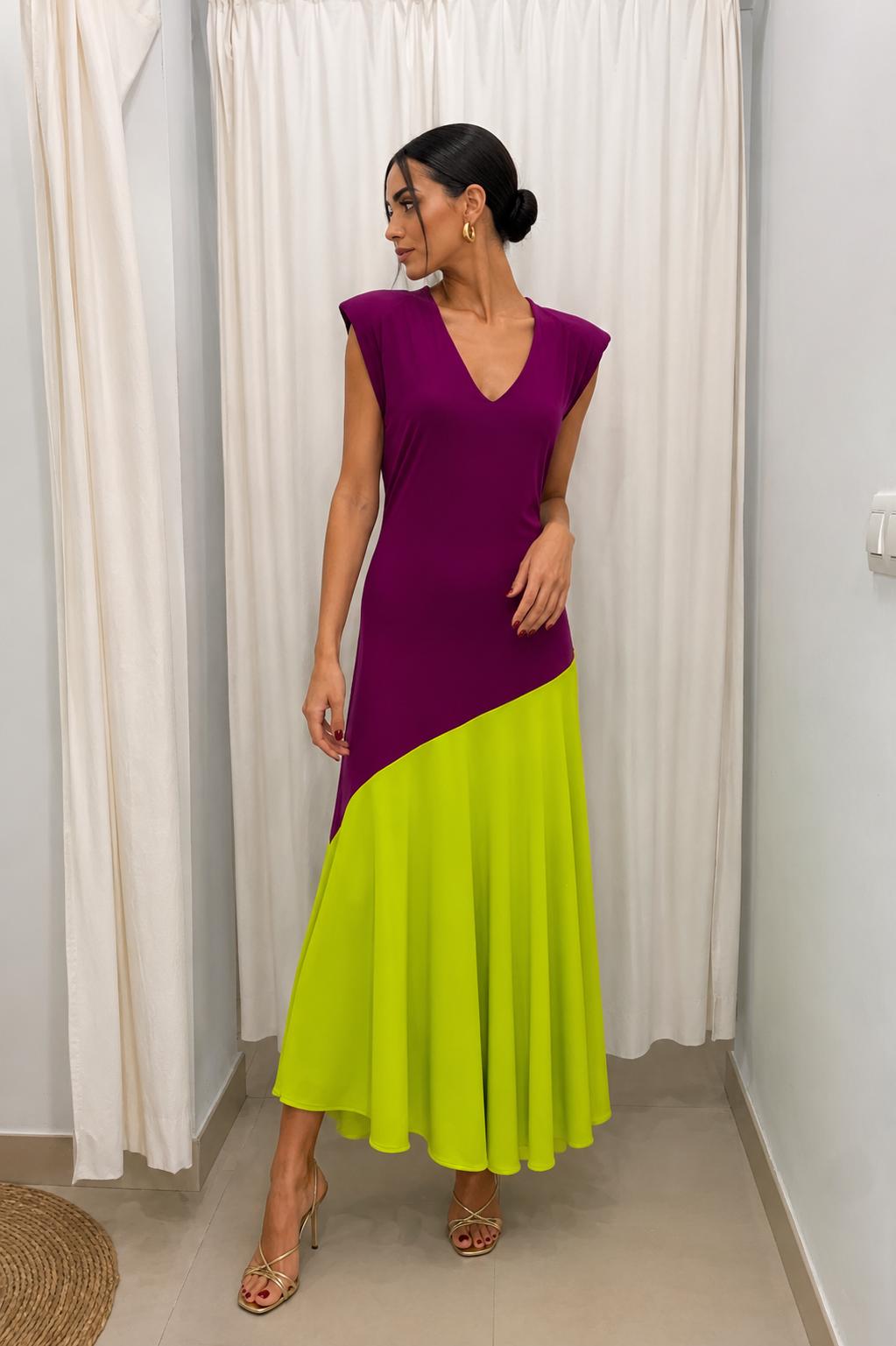 Vestido Bicolor