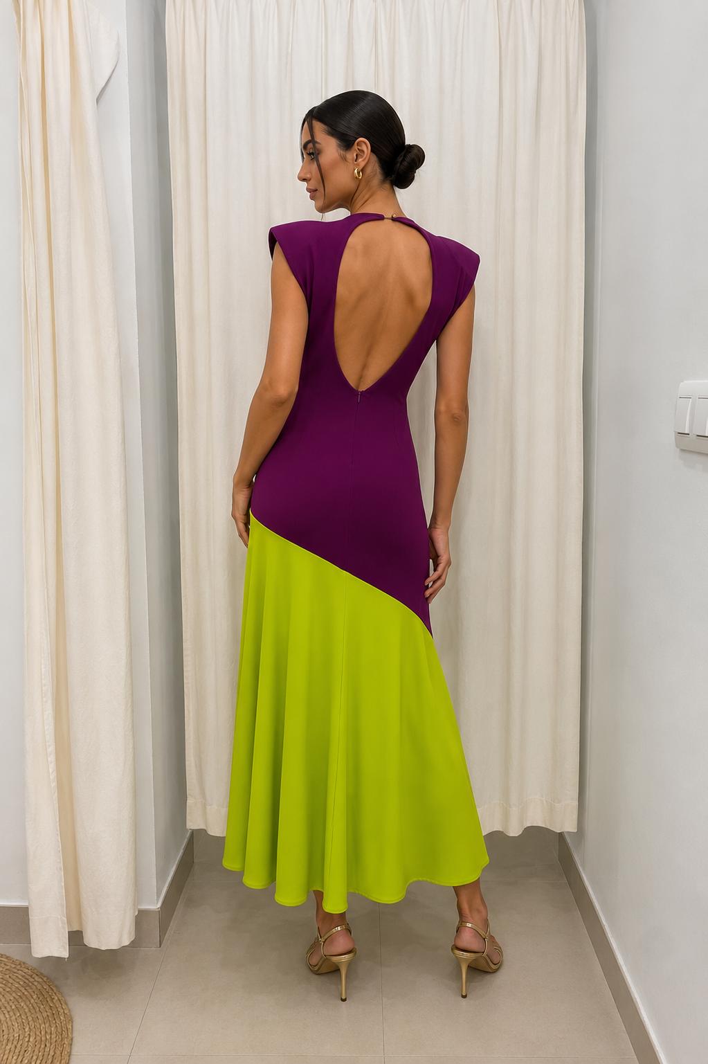 Vestido Bicolor