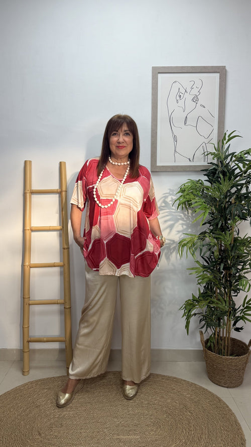 Blusa Penta Rojo