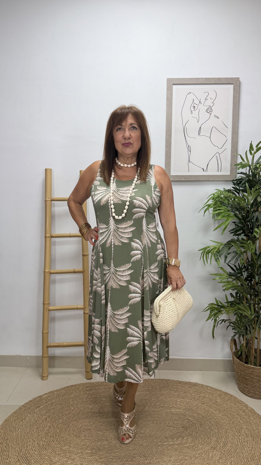 Vestido Corto Elche Verde