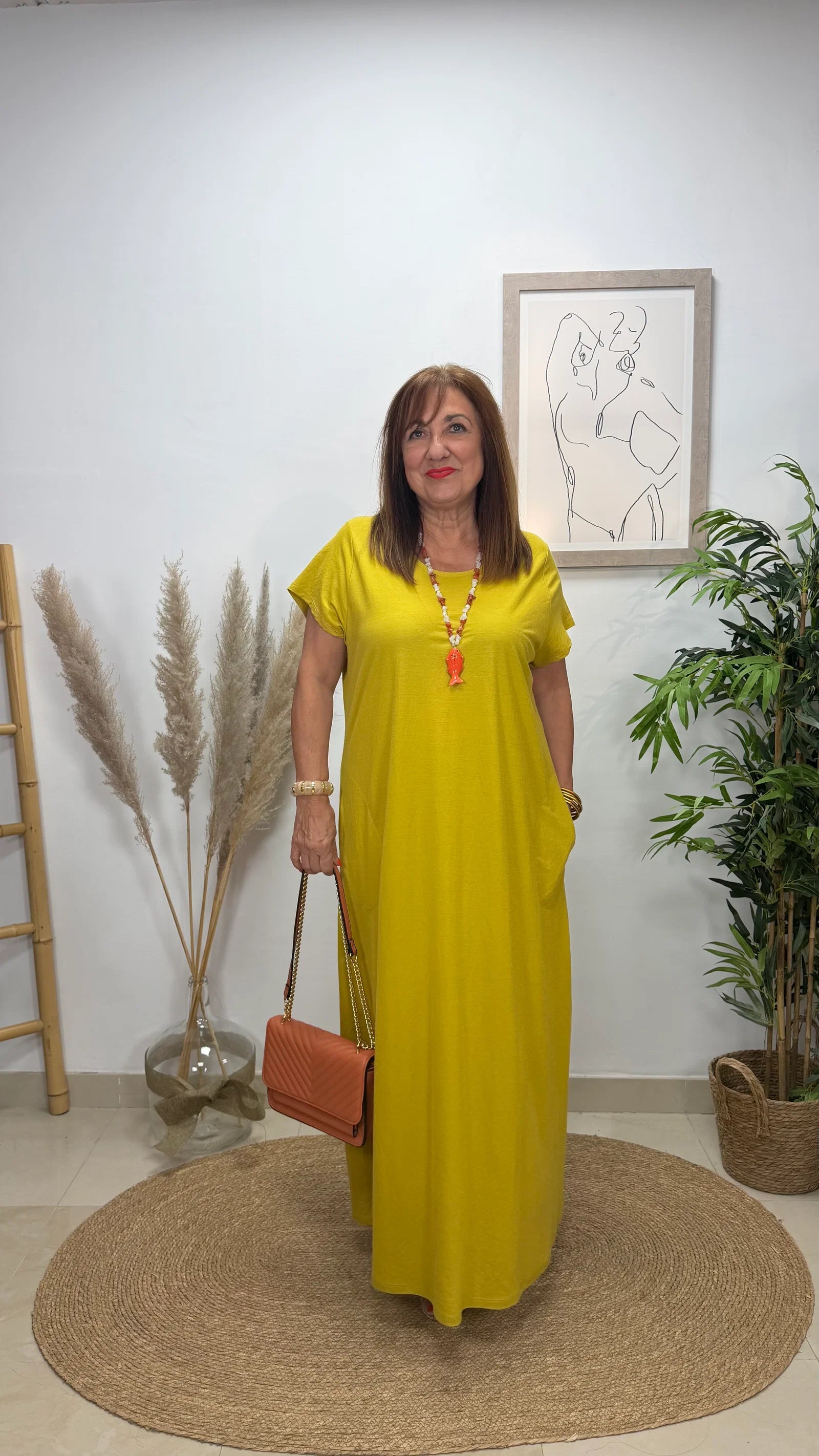 Vestido Carlota Amarillo