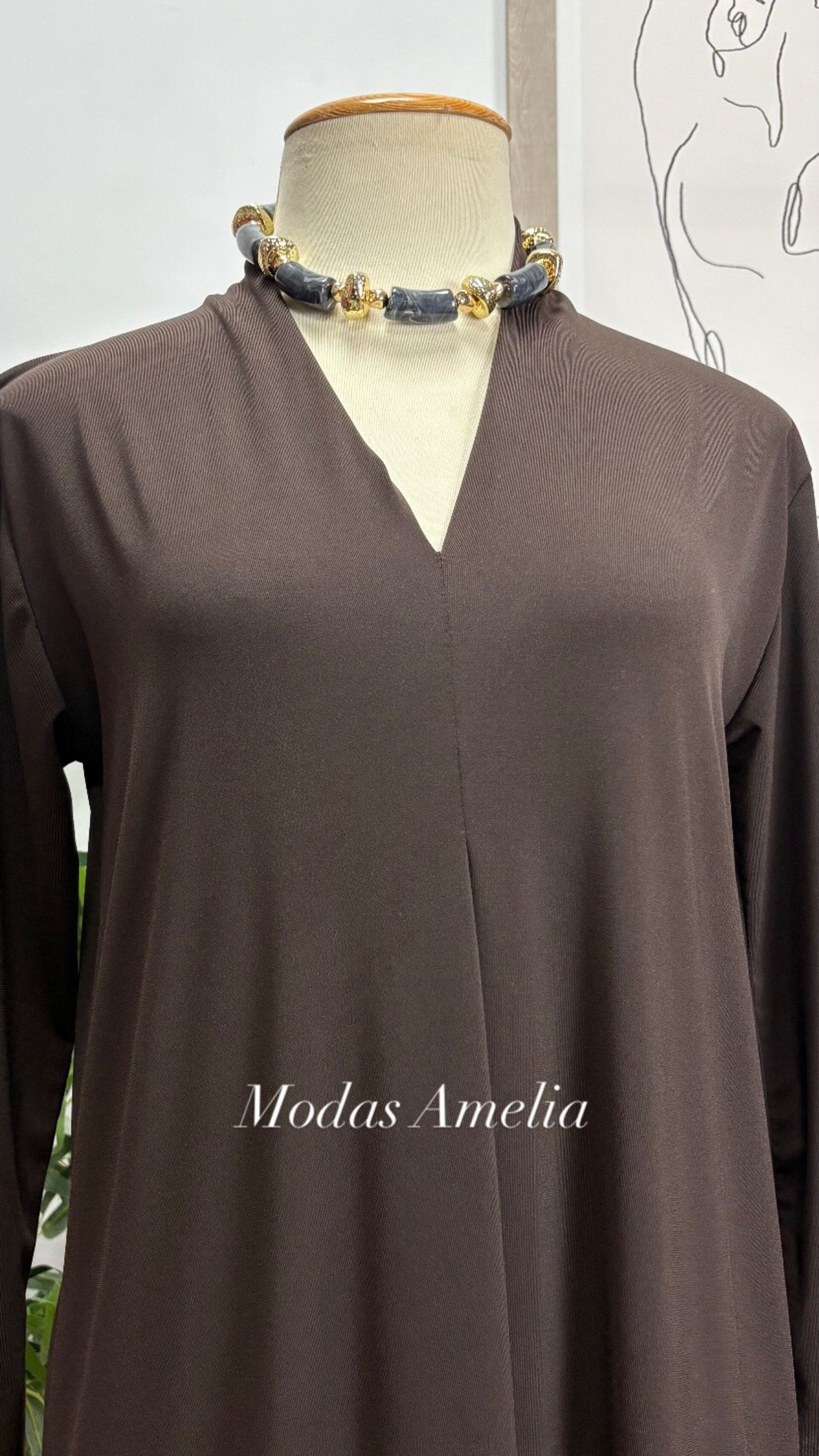 Collar Cristina - Marrón o Gris
