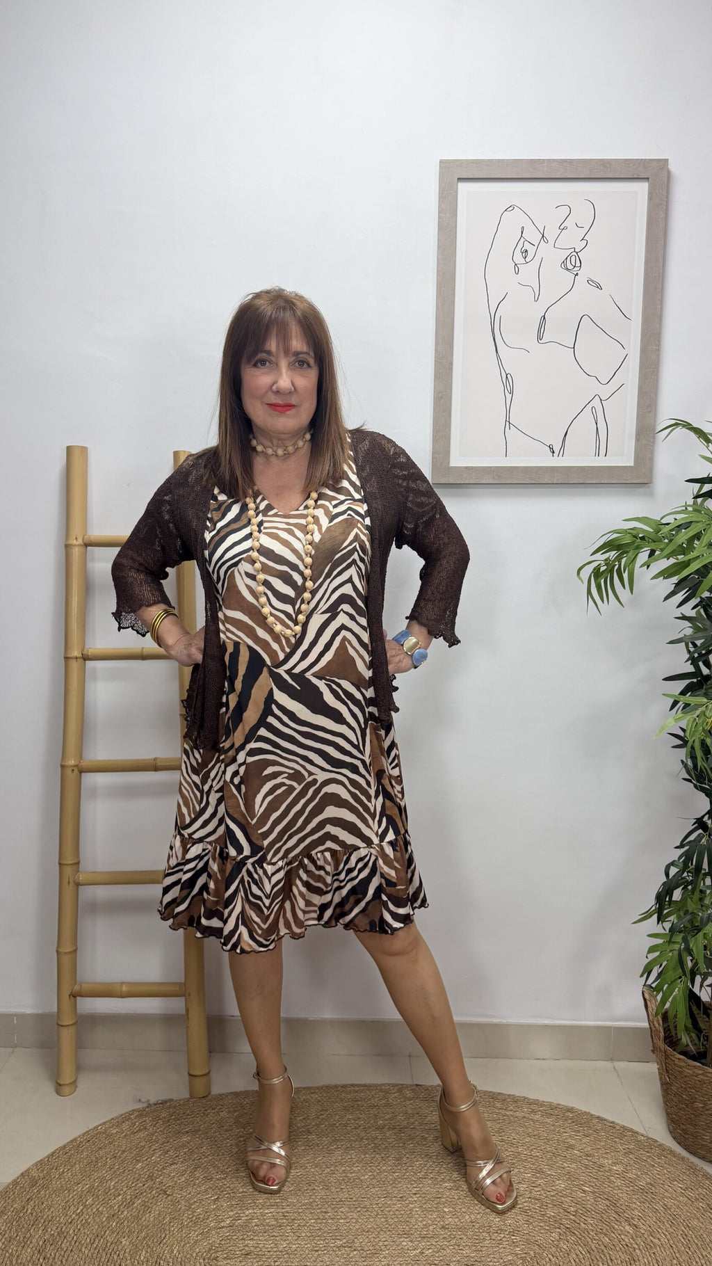 Vestido Corto Print