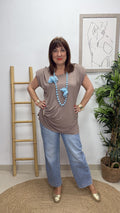 Blusa Lisa Hombreras