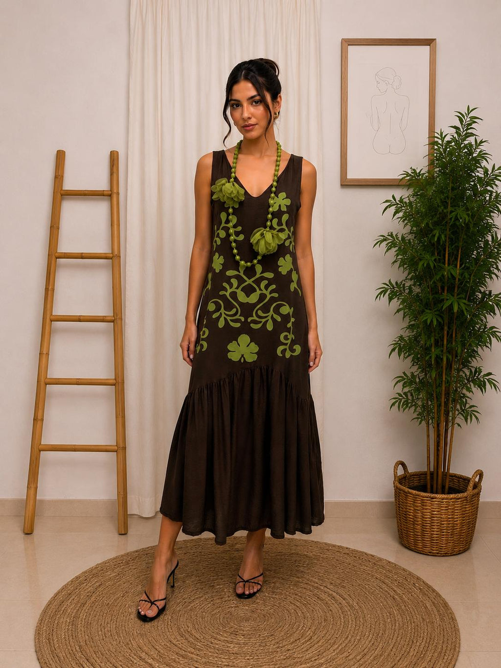 Vestido Rosales